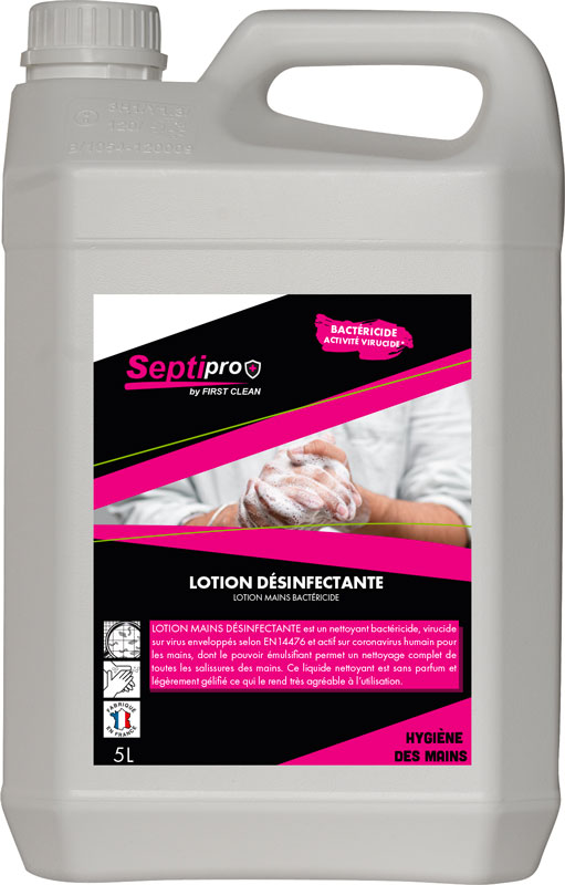 LOTION MAIN DESINFECTANTE SEPTIPRO 5L | Mahonet